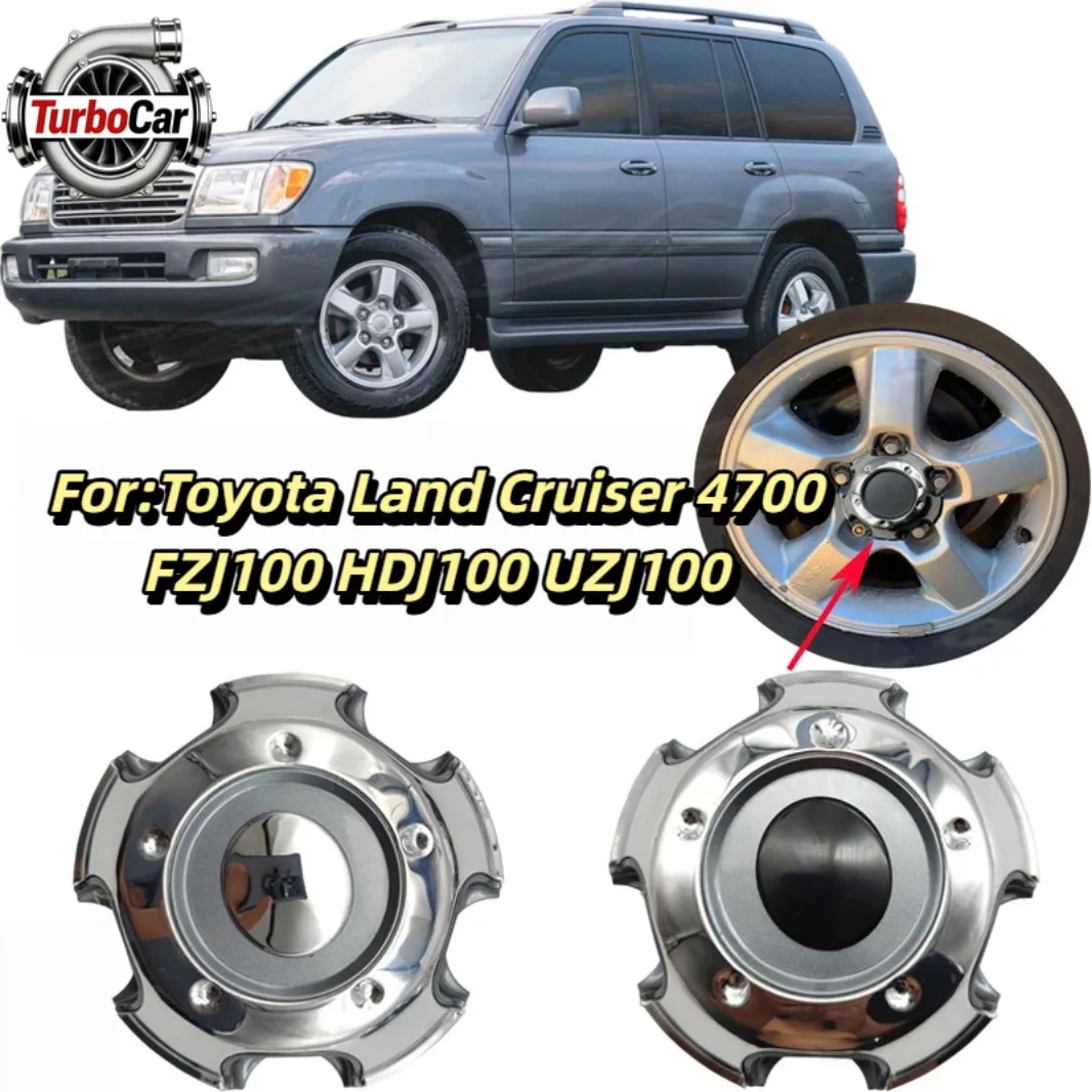 

For Toyota Land Cruiser FZJ100 HDJ100 UZJ100 Car Center Wheel Hub Cover Replacement Accessories