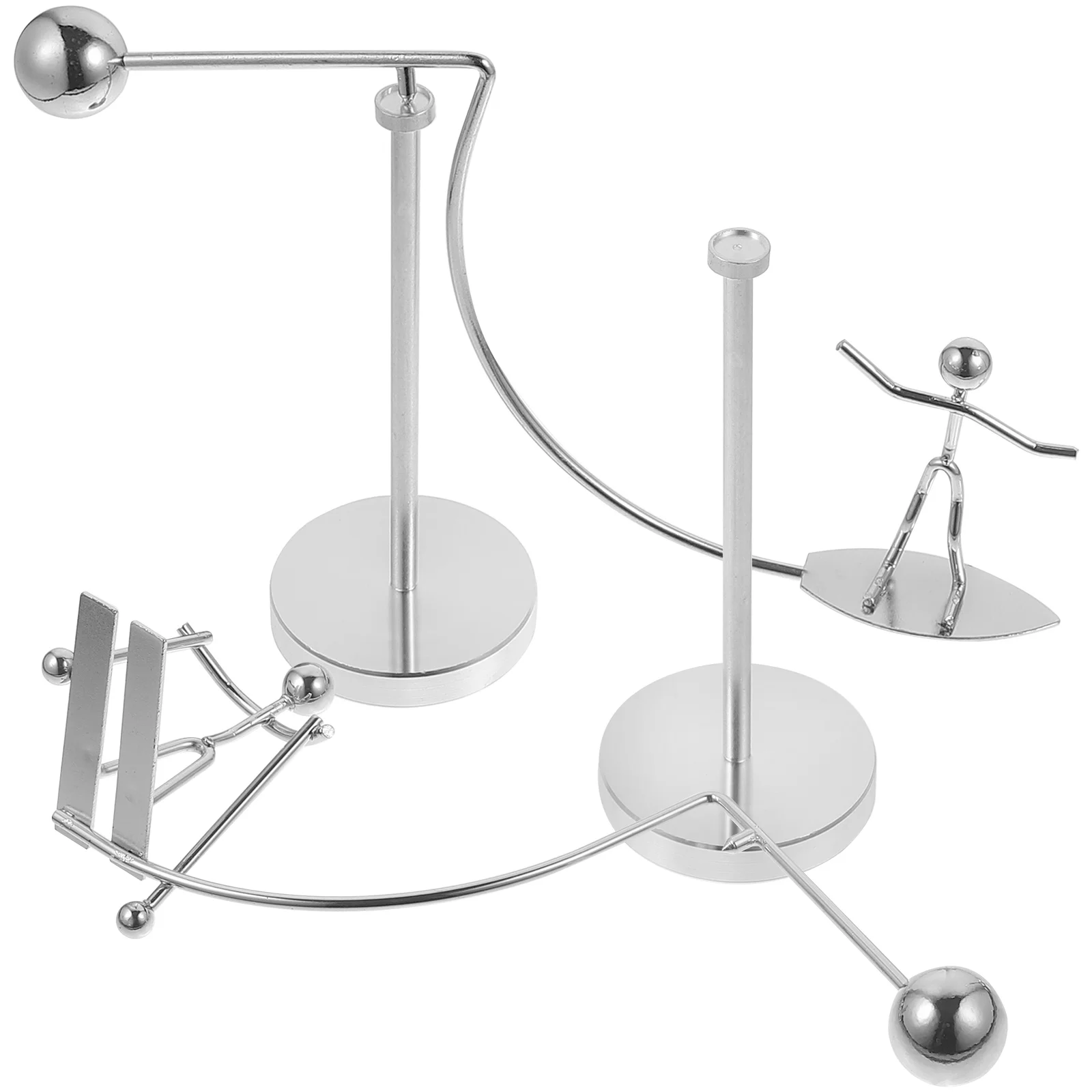 

2 Pcs Balance Decor Desk Toys Serpentine Tumbler Ornaments Home Office Decor For Top Of Kitchen Cabinets