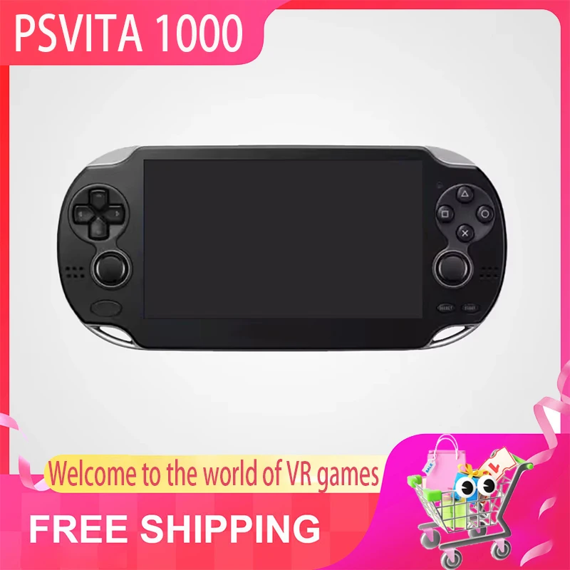 لوحدة تحكم الألعاب المحمولة PSVITA 1000 PS Vita 1000 /PSV ITA غير مقفلة، مع شاشة OLED مقاس 5 بوصات PKGJ وأدرينالين، متوفرة في المخزون #1