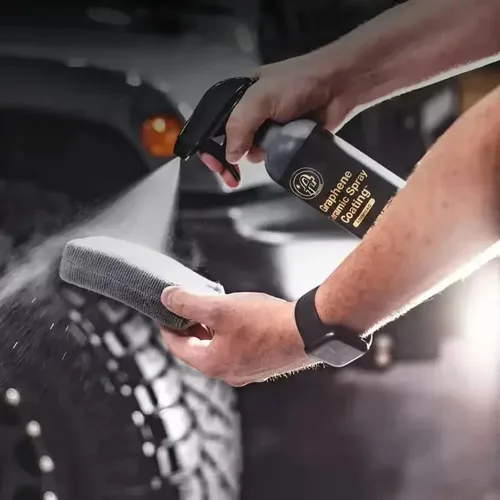 Imagen 2 del producto Revestimiento de cerámica de grafeno 10H para coches, más de 7 años de protección, aplicable después del lavado de coches, barra de arcilla, pulido de amortiguador de coche y motocicleta