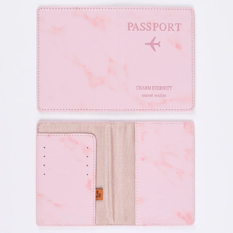 

Lover Couple Travel Accessories Passport Holder ID Cover Women Men Portable Bank Card Passport Business PU Wallet Case Holder