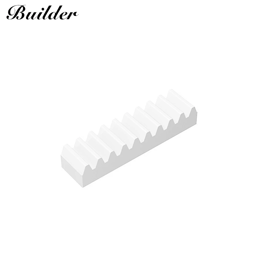 Little Builder 3743 Moc Technologie Deel 1X4 Gear Bar Bouwstenen Diy Creatieve Assembleert Deeltjes Speelgoed Voor Kinderen 10Pcs