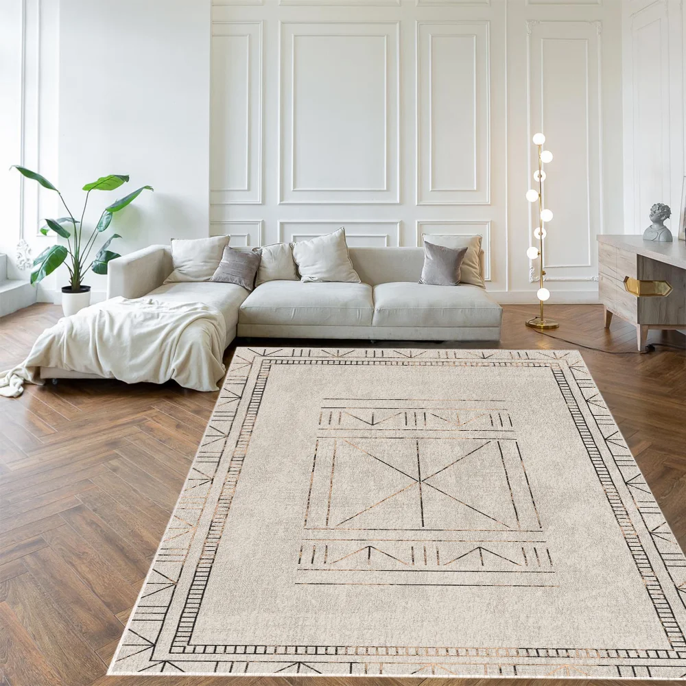 

Christmas decoration, modern minimalist home decor floor mats, Italian minimalist style sofa coffee table floor mats