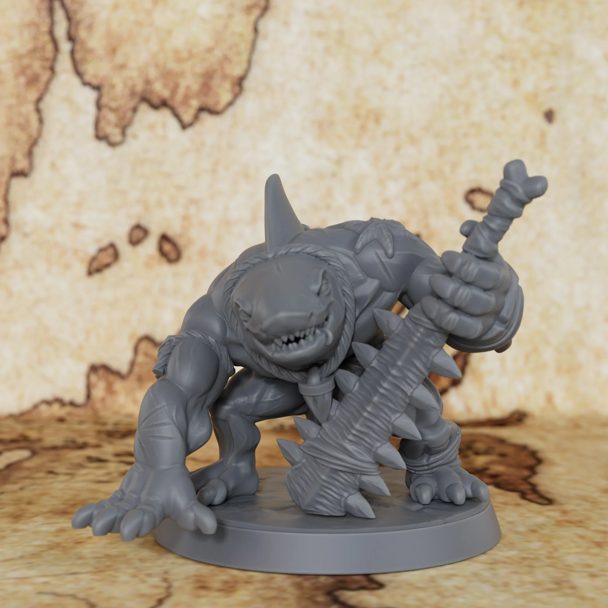 RPG Shark Miniature - Strategy TTRPG Board Game Accessory, Classic Table Game Piece, Collector's Choice