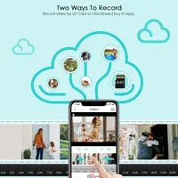 Yoosee 6K 15MP 3 Lens 3 Screens WiFi PTZ IP Camera Outdoor Waterproof Auto Tracking Color Night Vision Security Camera System 6