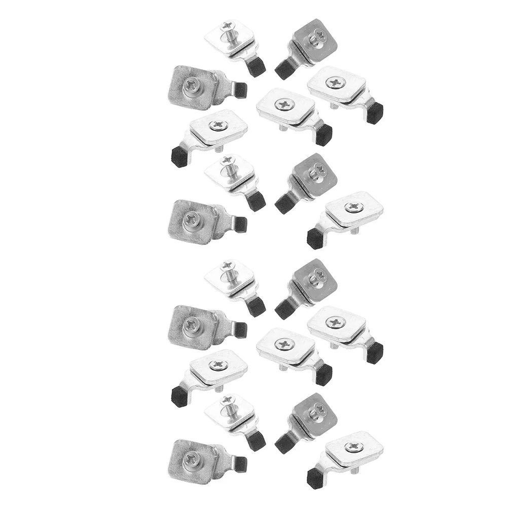 

20pcs Curtain Track End Stoppers Iron Easy Install For Ceiling Window Tracks Replacement Parts Curtain Accessories