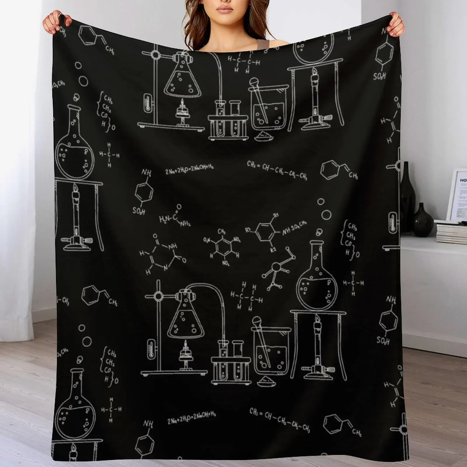 

Chemistry Throw Blanket funny gift valentine gift ideas christmas decoration Thin Blankets