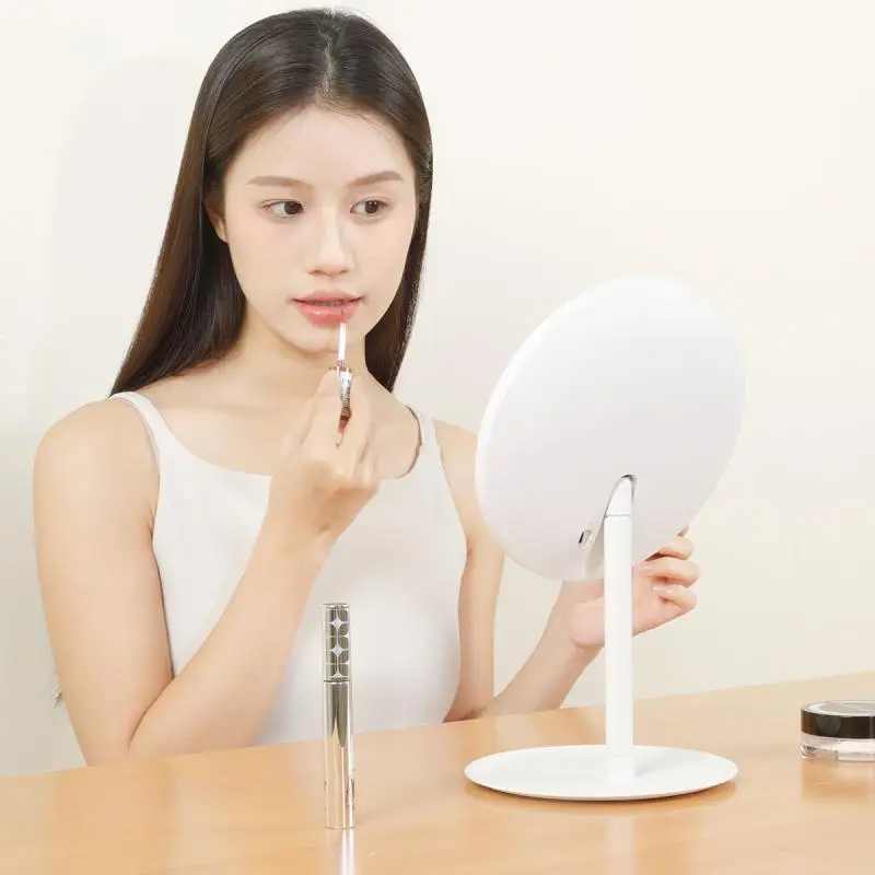 Makeup Mirror With Light White LED Daylight Vanity Mirror Detachable/Storage Base 3 Modes Mirror With Light Gift USB Cable