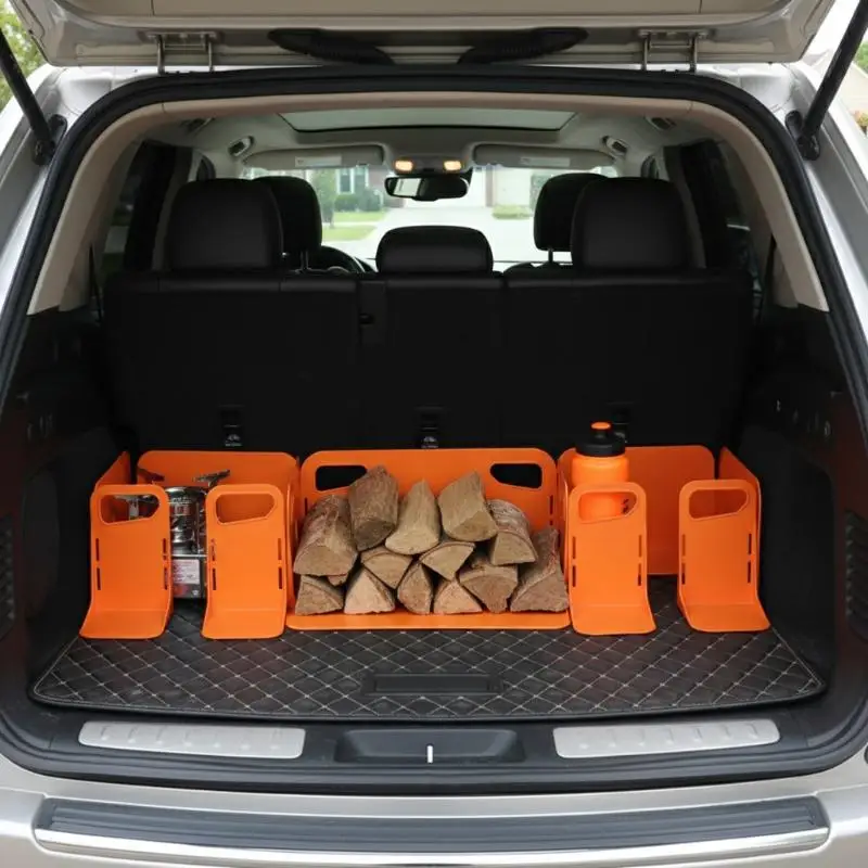 Car Trunk Organizer Adhesive Anti-Slip Angle Support Bracket Shake-proof Fence Storage Holderfor Secure Storage