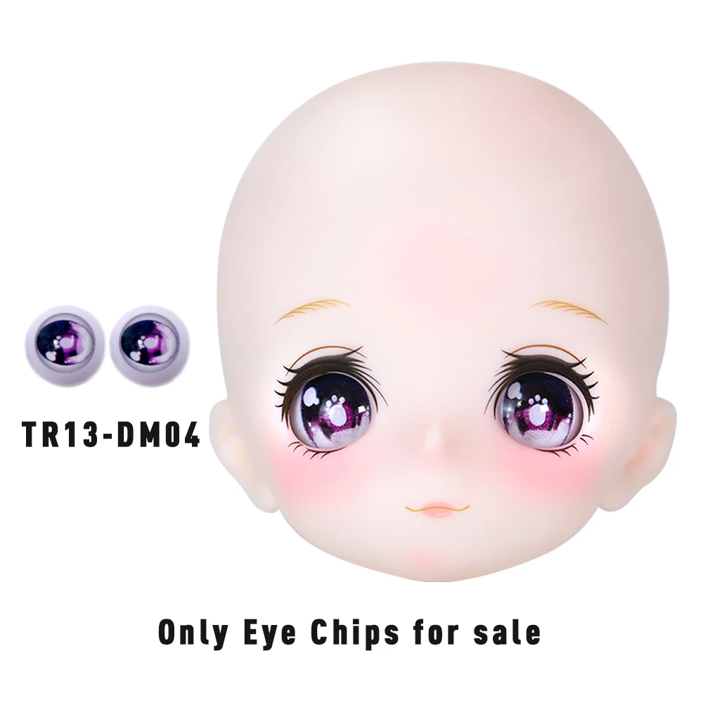 Dream Fairy 1/4 Doll Eyes Anime Style 18mm Glass Eyeballs Suitable for 16 Inch BJD MSD fit for 1st &2nd Generation Head