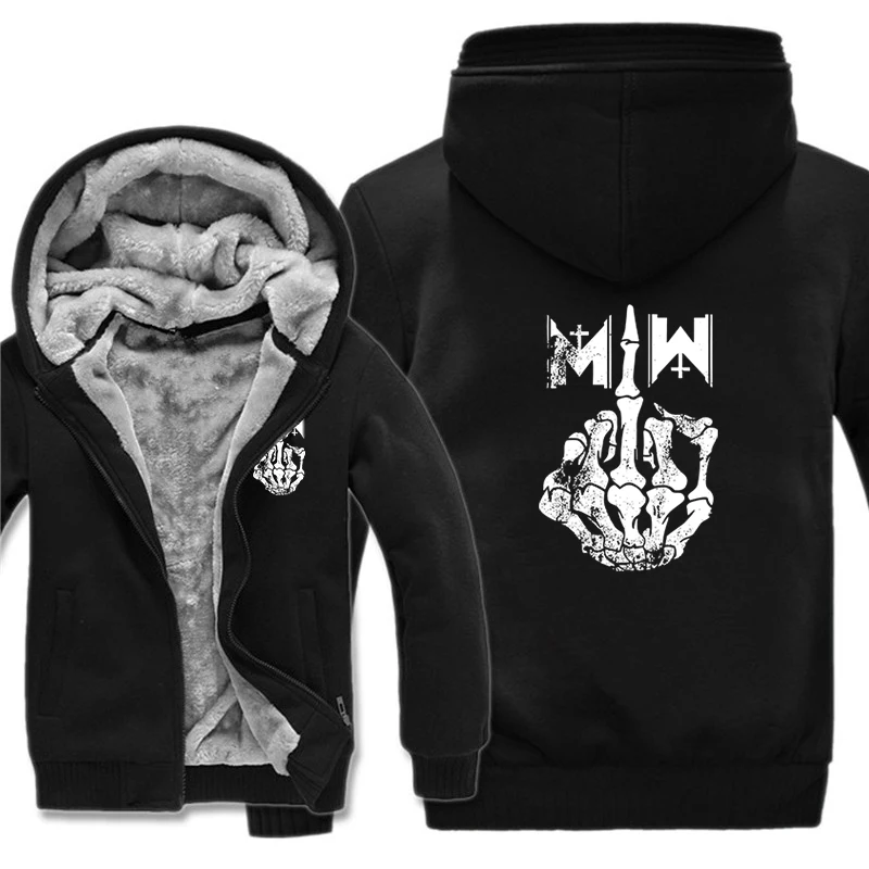 Motionless in White Hoodies Men Fashion Coat Pullover Fleece Liner Jacket Motionless in White Sweatshirts Hoody