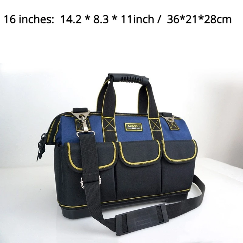 Electrician Tool Bag Multi-Function Tool Bag 1680D Oxford Cloth Electrician Bag, Multi-Pocket Waterproof Storage Hand bag