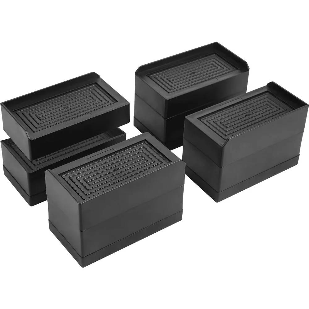 

Подставки для кроватей Сверхмощные регулируемые мебельные стойки высотой 1 или 3-дюймовые подъемники для каркаса кровати Подставки для кровати в общежитии