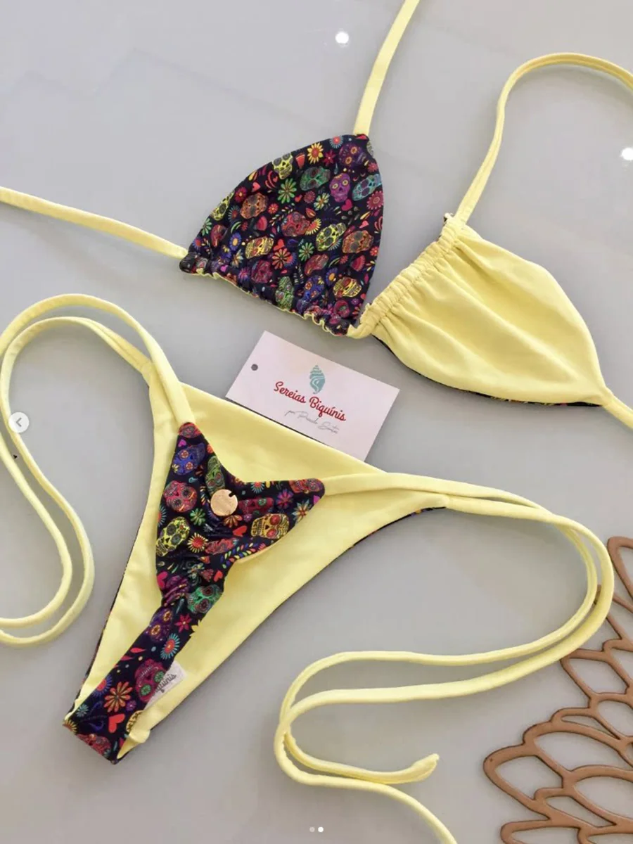 Tanga para mujer de elastano