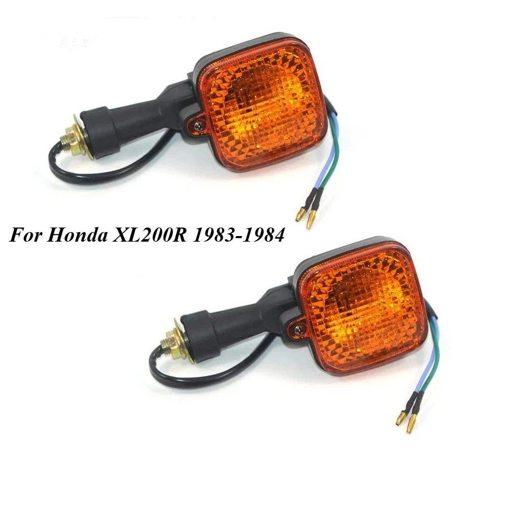 

Rear Front Turn Signal Indicatosr Winker Motorcycle Turn Signal light lamps For Honda XL200R 1983-1984 XL 200 R