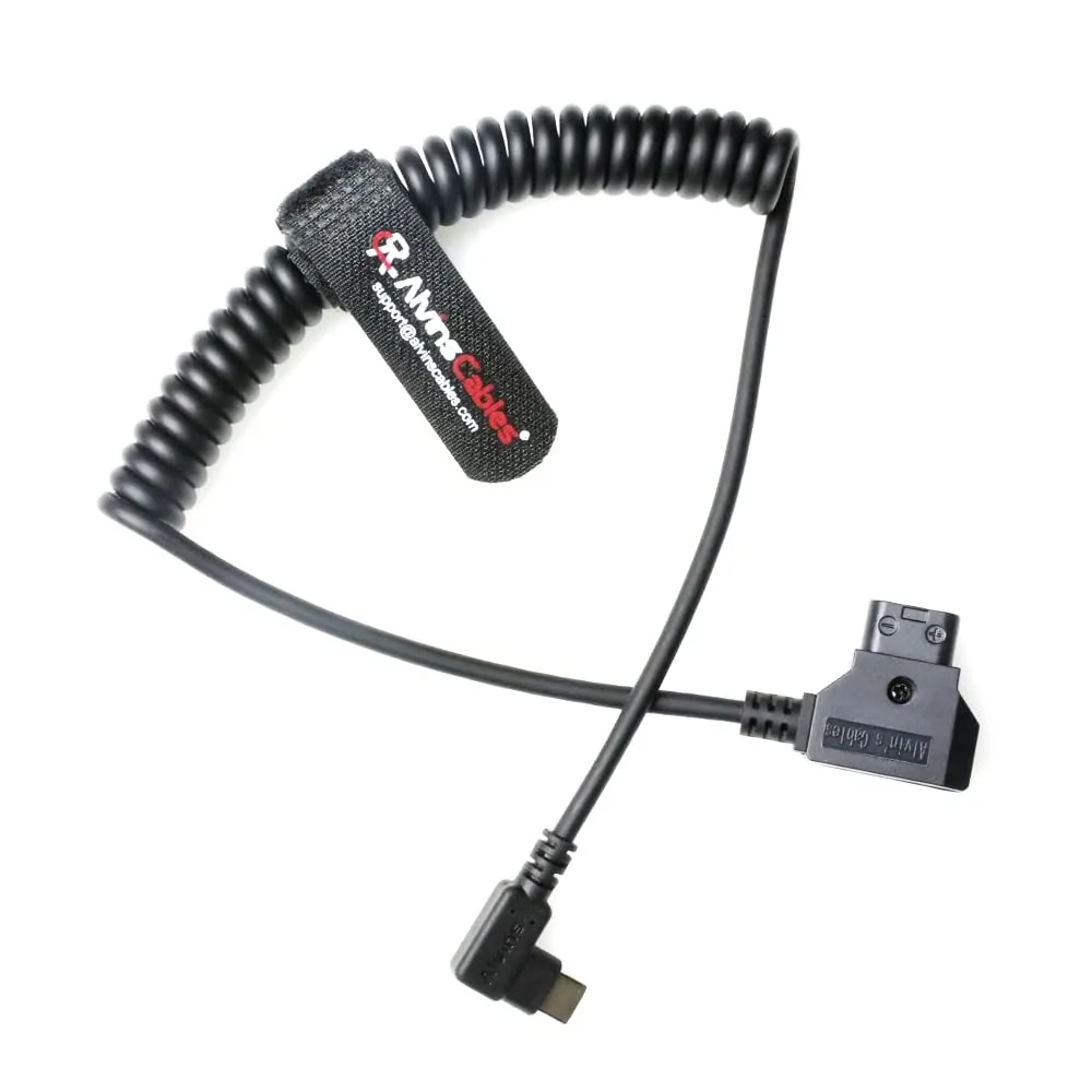 

Alvin 's Cables Dtap auf rechtwinkliges USB-C Stromkabel für DJI Focus Pro Motor