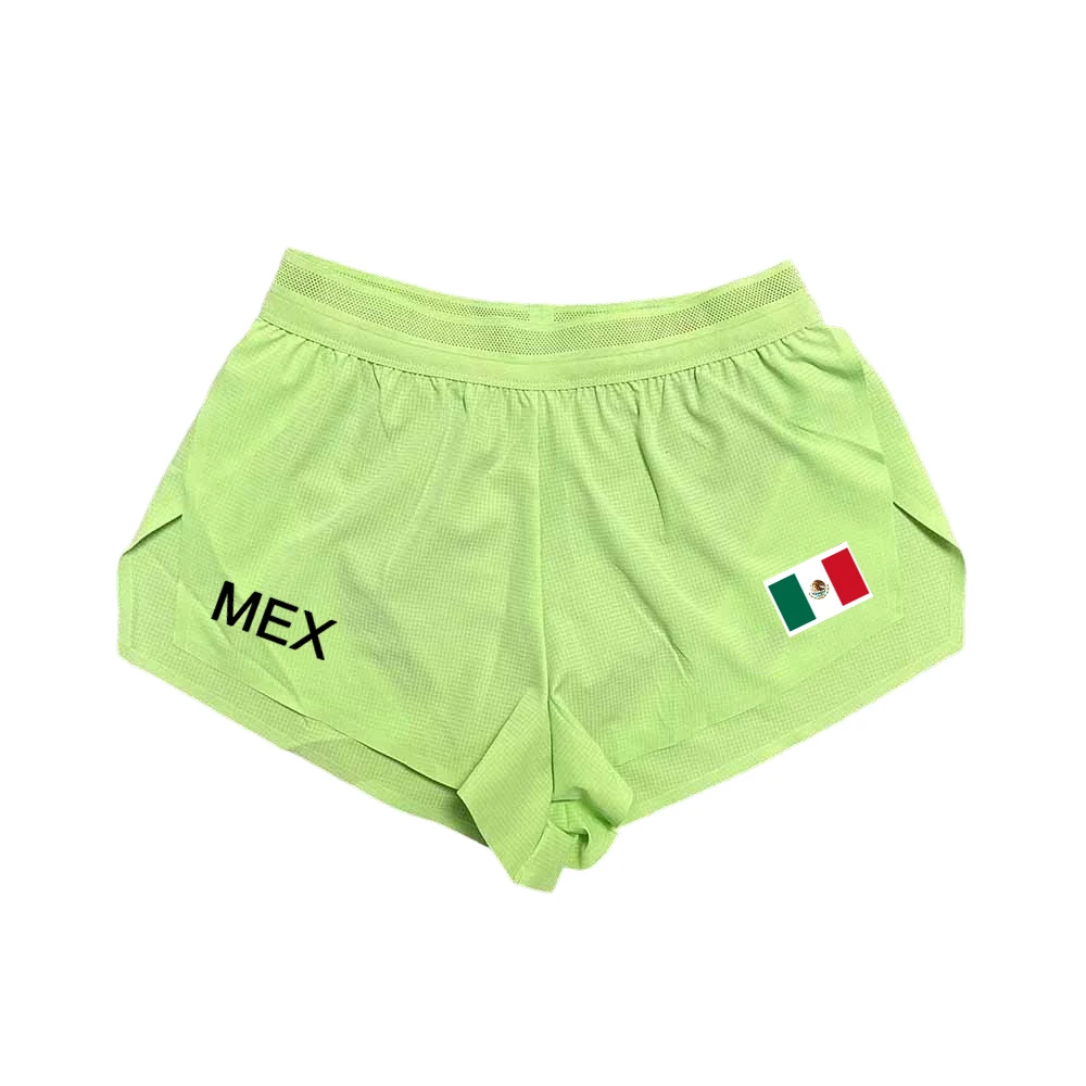 MEX Men Running Shorts Fitness Quick Dry GYM Short Jogging Training Workout Summer Sport Shorts