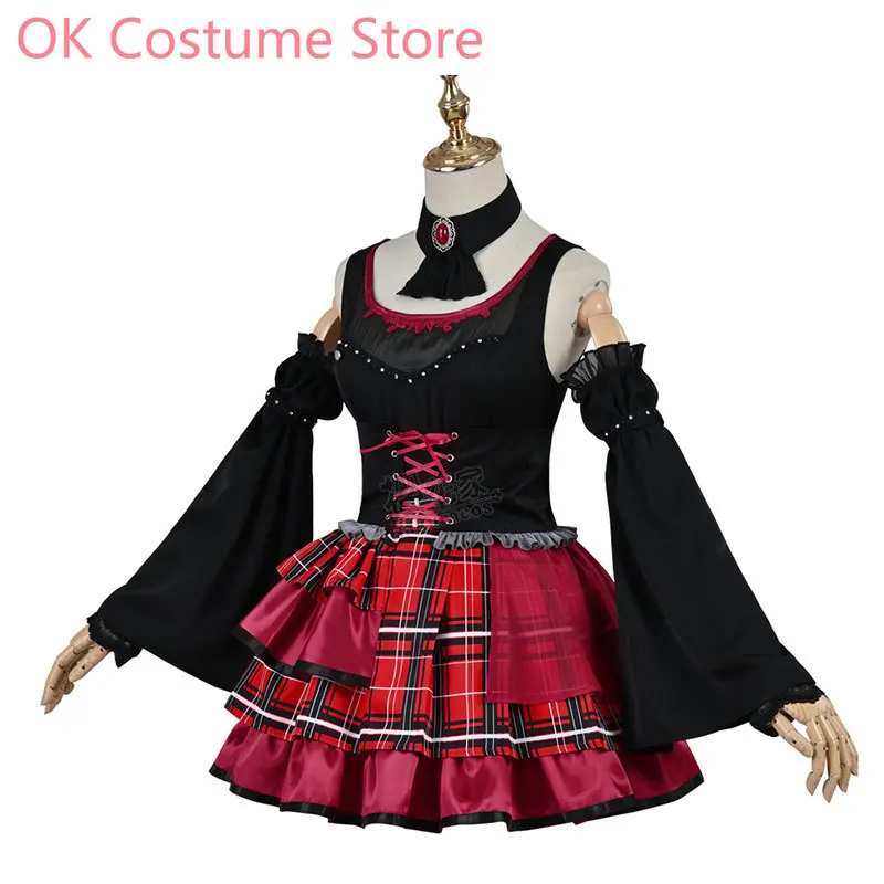 Anime! Lovelive Aqours Ohara Mari Shooting Star Warrior Game Suit Cosplay Costume Women Role Play Performance Outfit NEW