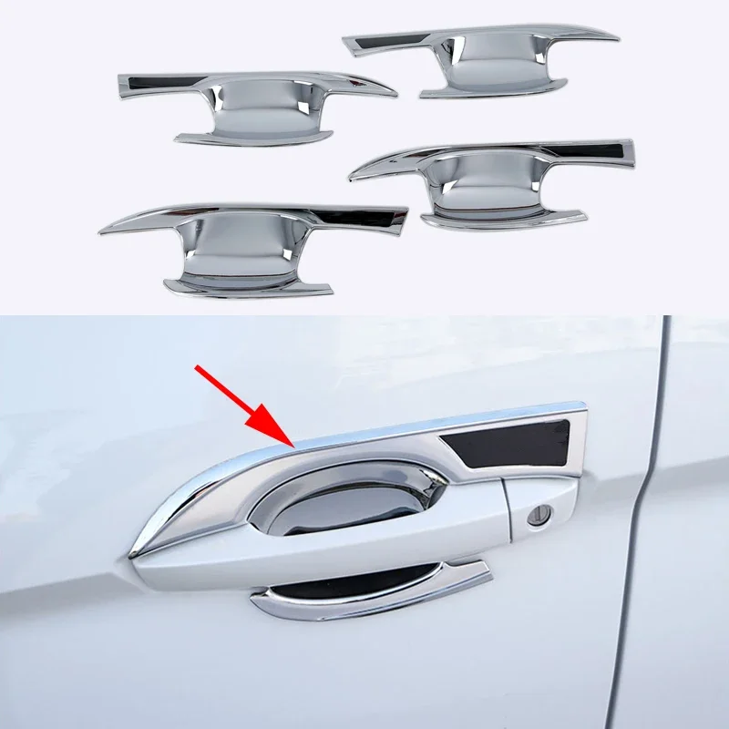 

For Mitsubishi Eclipse Cross 2018 2019 2020 2021 2022 ABS Electroplate Door Handle Surrounds Protector Accessories