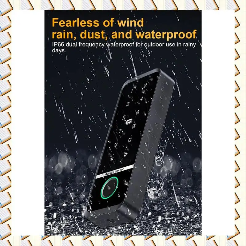 

A14M WIFI TUYA App Biometric Fingerprint Access Controller Keypad IP66 Component Waterproof Standalone Door Access Control Syste