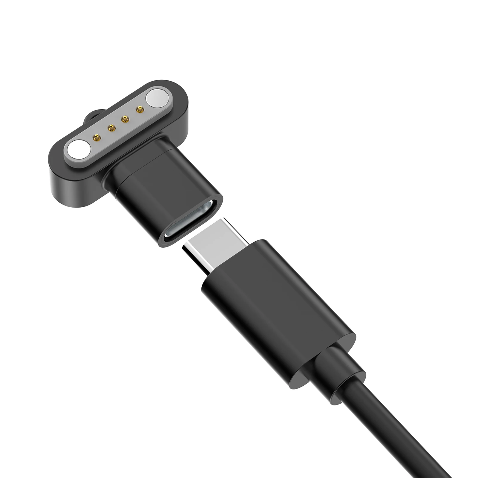 Fast Charge Cable Converter for PLUAD/ NOTE AI Voice Recorder Type C Cable Converter 4 Pins Lightweight with Lanyard Hole