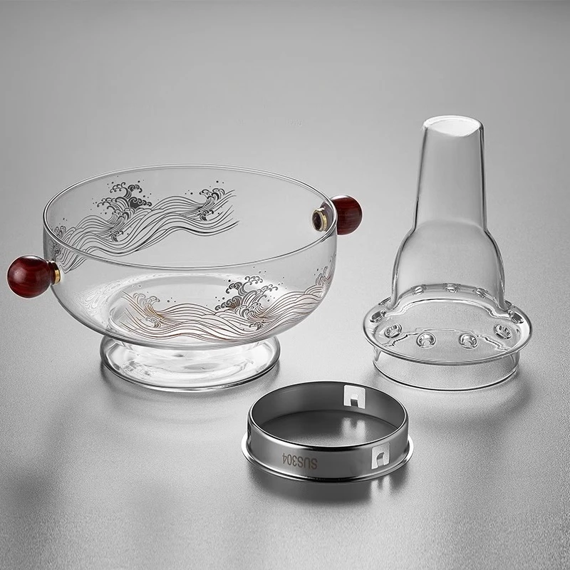 Old-fashioned Beijing glass hot pot high temperature resistant thickened electric ceramic stove household stew single pot