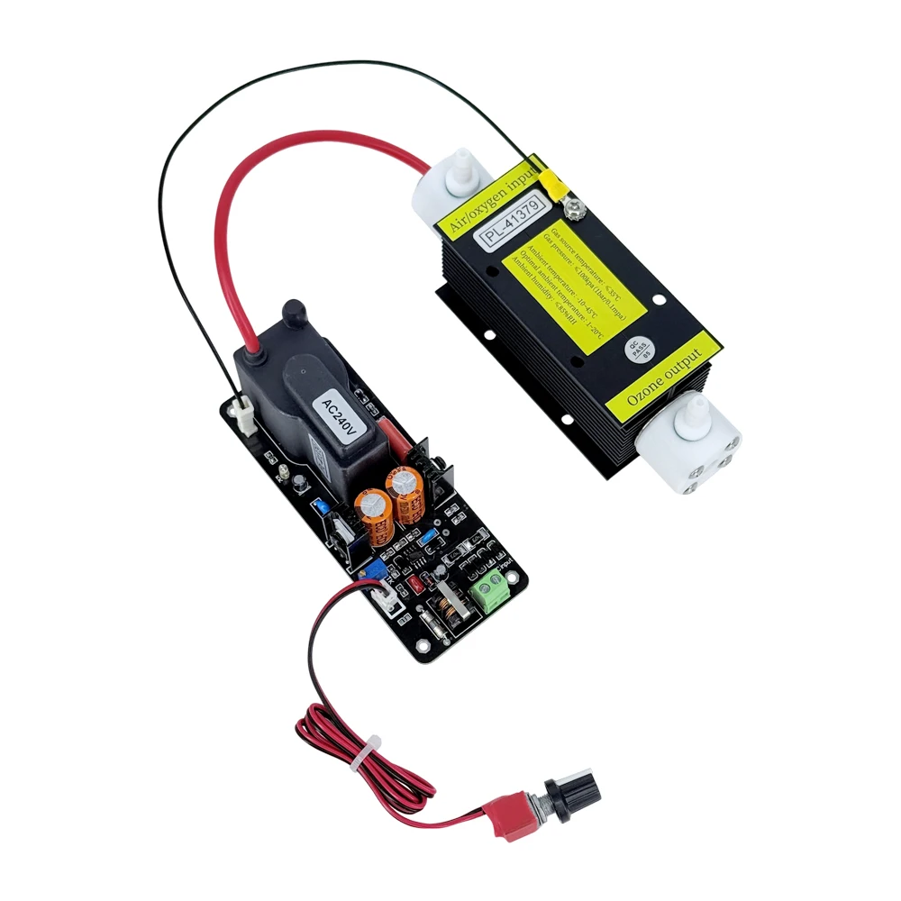 High-end 3g/h 32w Adjustable Black Quartz Tube Air Cooling Ozone Generator Kit Ozone Water Generator for Water Purifier