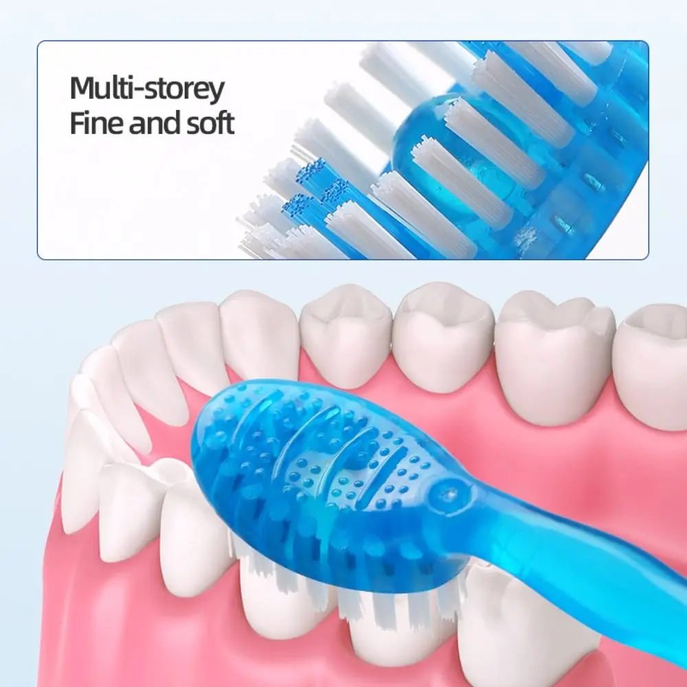 26Pcs 5 in 1 Mini Travel Toothbrushes Oral Care Creative Disposable Portable Toothbrush Compact Design Keep Fresh