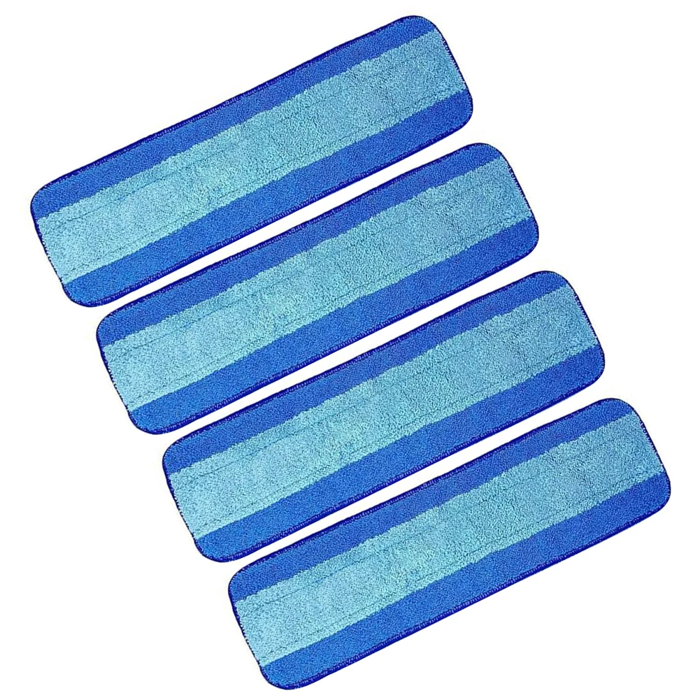 For Hardwood Floor Cleaning Mop Pads Microfiber Replacement for Wet Dry Use for tile Laminate Marble Linoleum 4 Pack