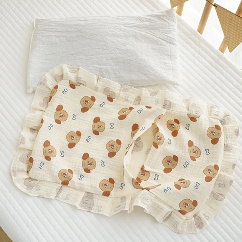 Soft Travel Pillow Baby Pillowcase Cotton Pillow Case Soft & Breathable Pillowcase Lovely Pattern Newborns Pillowcase