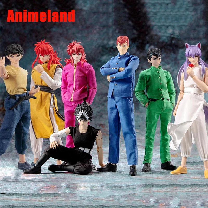 

Dasin/Great Toys/GT YuYu Hakusho Urameshi Yuusuke Yoko Kurama Jaganshi Hiei Kuwabara Kazuma SHF 1/12 PVC Action Figure In Stock