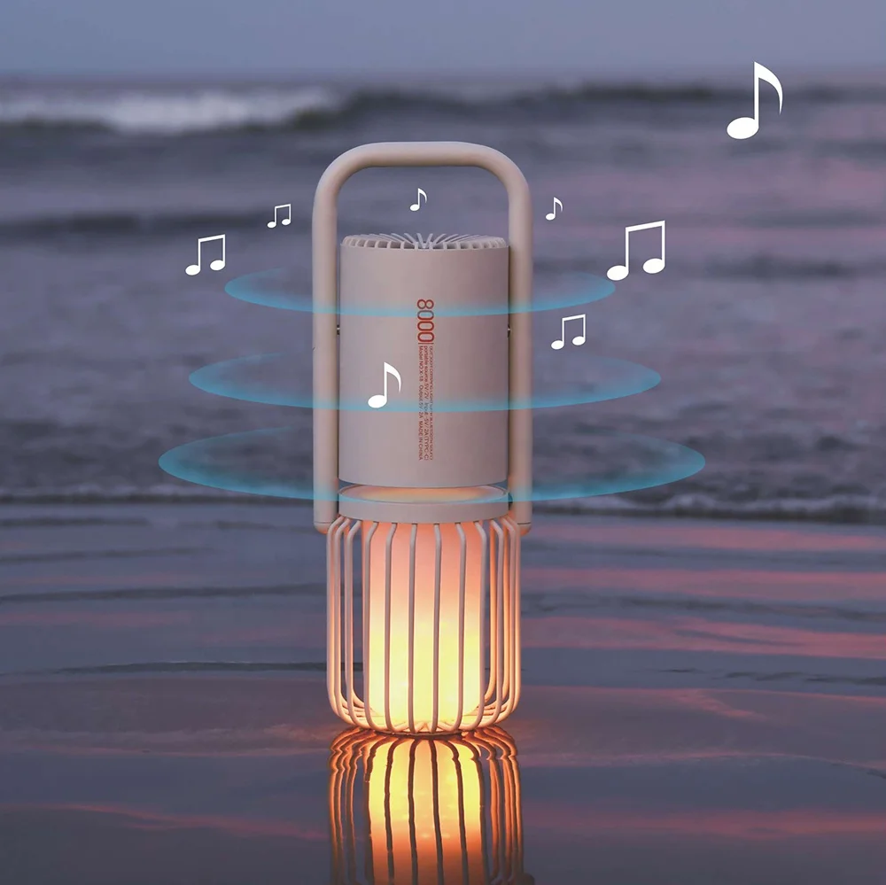 Camping Lanterns Rechargeable Power Stepless Dimming  Vintage Camping Light LED Rechargeable Switch Control Night Light view 3