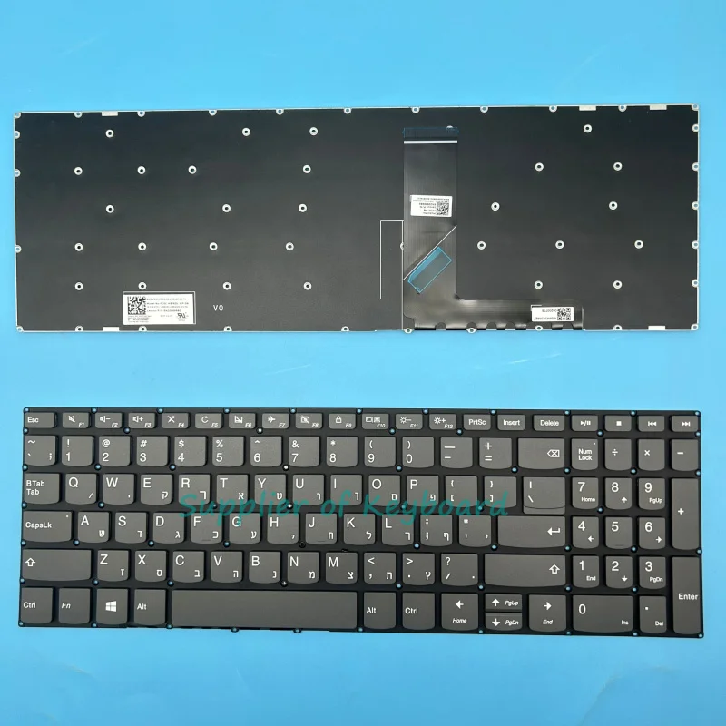 NEW English/Russian/Hebrew Keyboard For Lenovo IdeaPad S340-15API S340-15IIL S340-15IML S340-15IWL Touch Laptop Backlit
