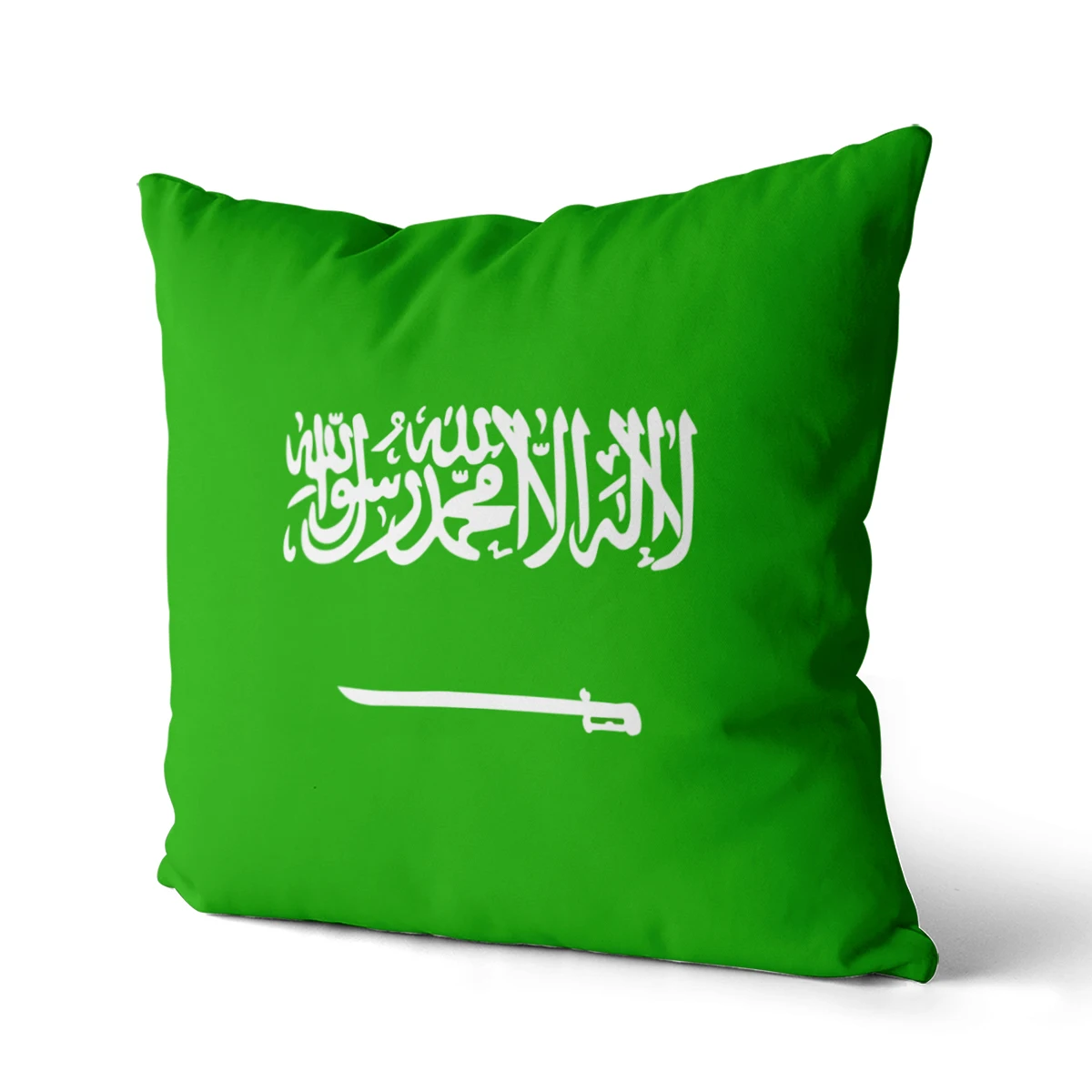 Wuzidream The Saudi Arabia Flag Pillow Cover Decoration Pillow Case Decorative Throw Pillow Cover For Sofa Cushion Cover