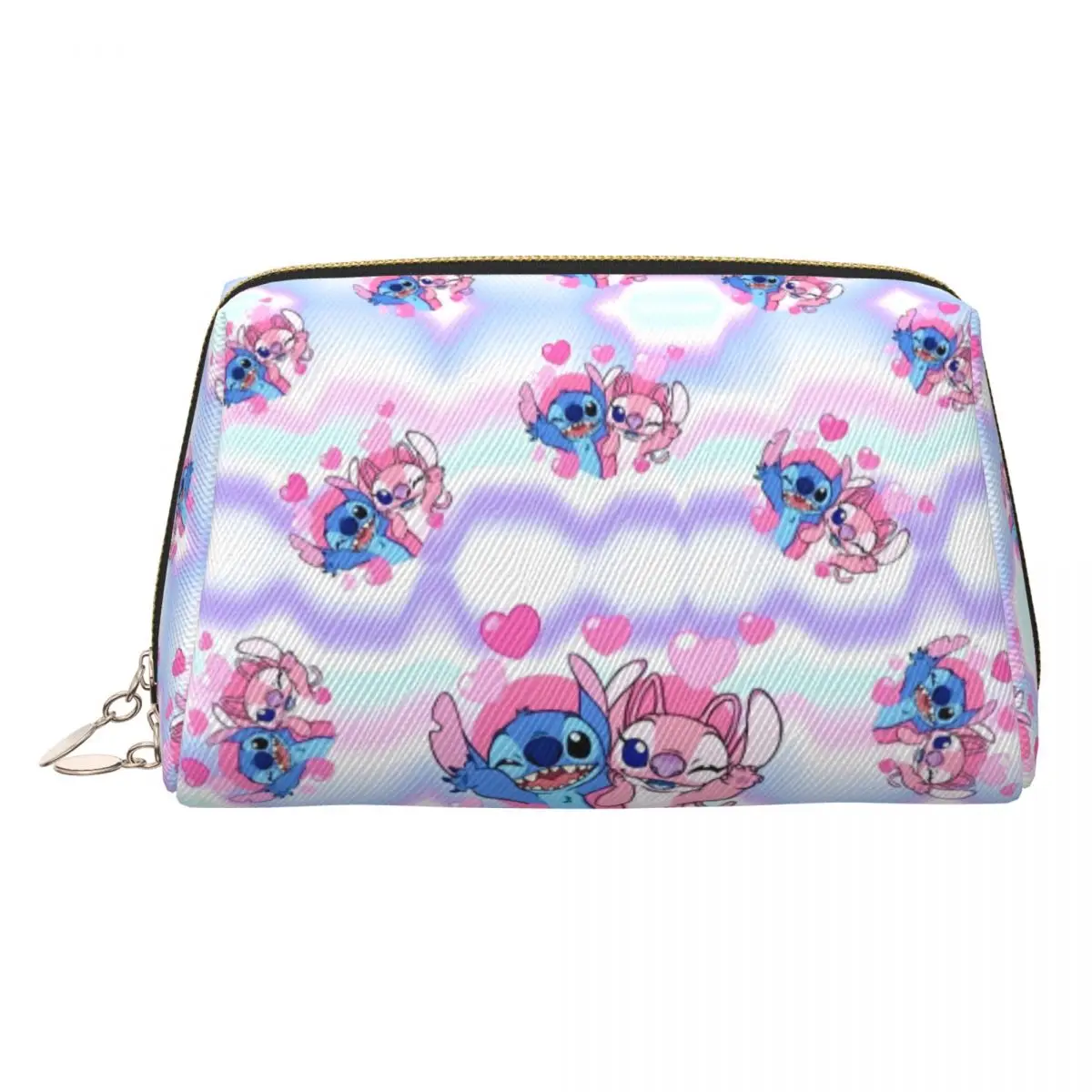 

Custom Stitch Animes Cartoons Makeup Bag Women Travel Cosmetic Organizer Kawaii Hot Storage Toiletry Bags