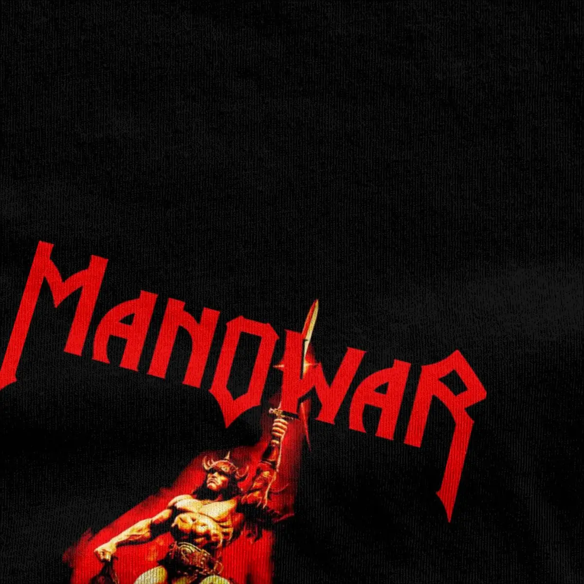 Vintage T-Shirt Manowars Band Cotton T-Shirts Popular Tee Shirt for Men Summer Y2K Basic Loose Short Sleeve Top Tees