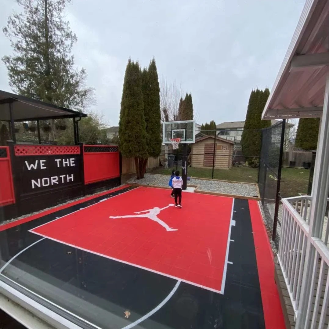 ห่วงบาสเก็ตบอลฝังพื้นแบบปรับความสูงได้คุณภาพสูง