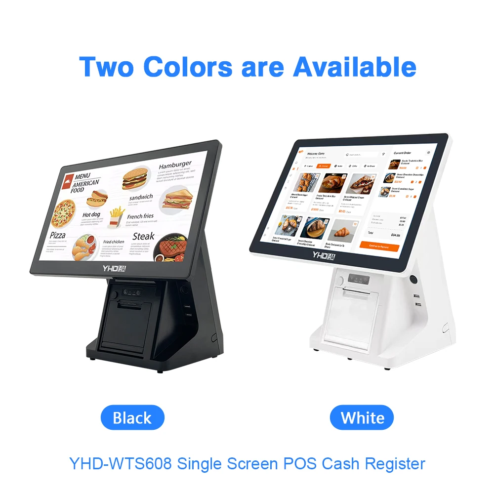 High Durability 15.6 Inch CTP Touch Screen POS Machine LED8/VFD Optional Cash Register For Retail Supermarkets & Restaurants