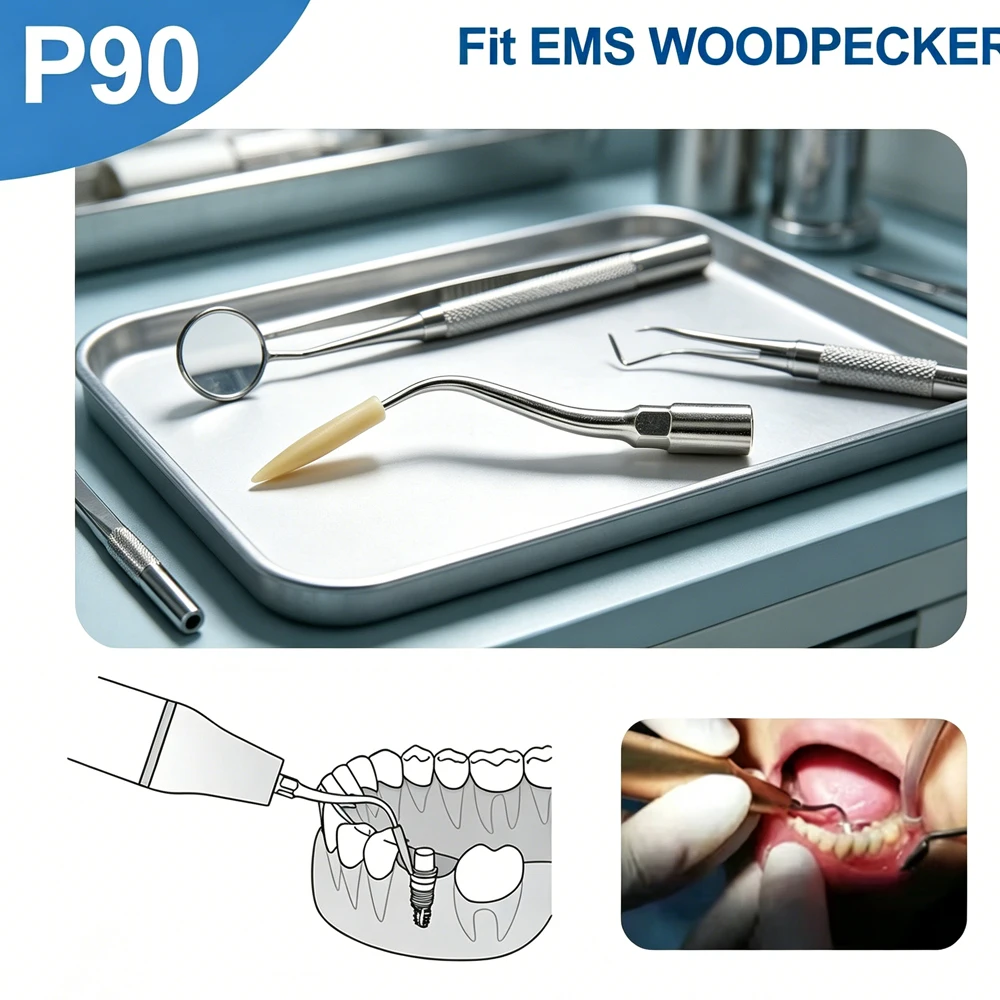 

High Precision P90 Scaler Tip for Gum and Implant Care Fits Major Ultrasonic Units Including Woodpecker and EMS