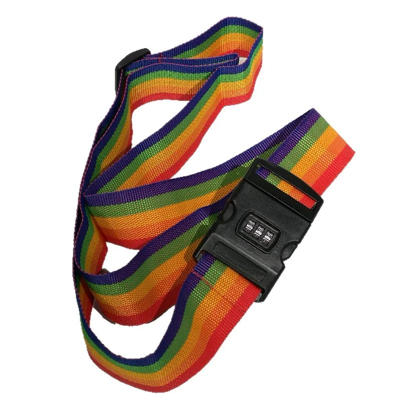 

password strapping with suitcase, strappin luggage, trolley case packing belt, one word
