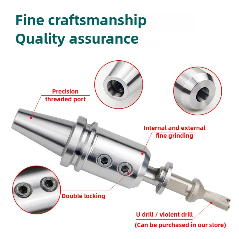 BT30/BT40/BT50-SLN16/SLN20/SLN25/SLN32/SLN40/SLN50 Side Fixed Tool Holder U-drill Bracket Tool BT-SLA/SLN CNC Machining Center