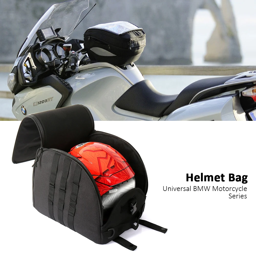 For BMW Rninet F900R F850GS R1200RT S1000RR K1600GT C400X F700GS Motorcycle Waterproof Bag Universal Helmet Bag Rider Backpack