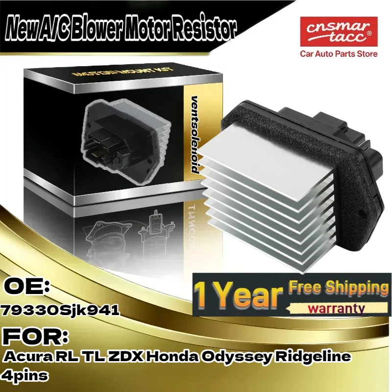 

Для Acura RL,TL,ZDX; Для Honda Odyssey,Ridgeline | Новый резистор двигателя вентилятора кондиционера — 4 контакта, OE 79330Sjk941