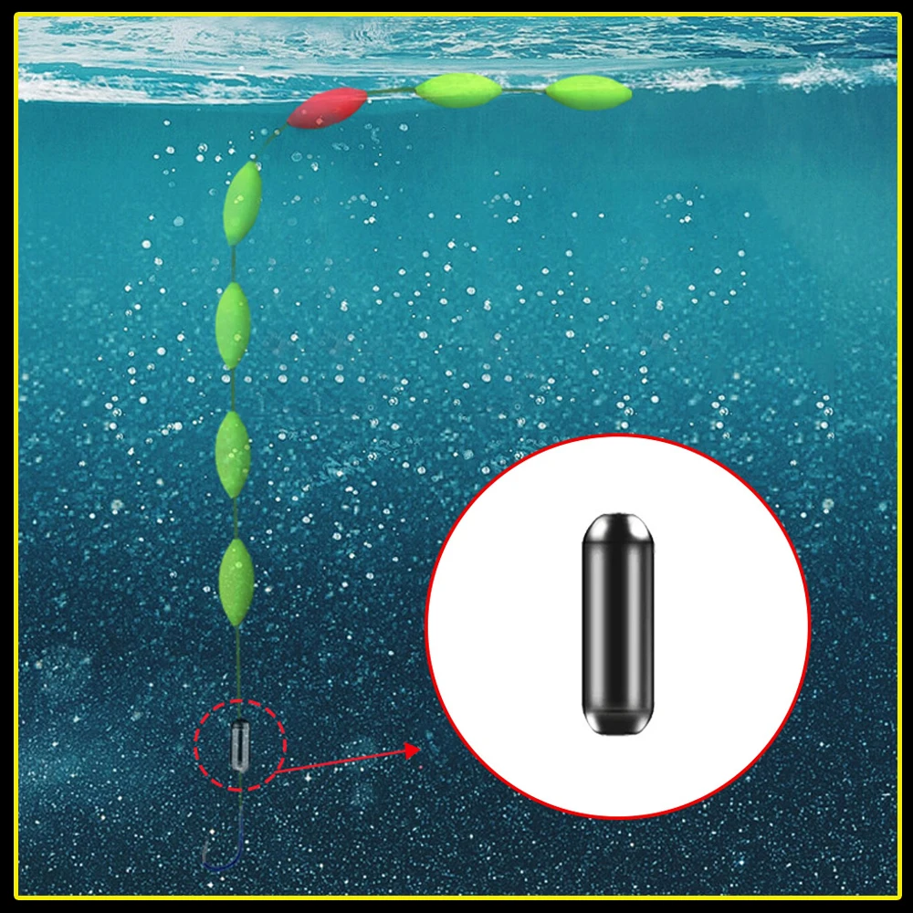 

6pcs Fishing Baits 0.06/0.1/0.15/0.2/0.3/0.4/0.5/0.6/0.7/0.9g Lead Sinker Carp Fishing Weight Drop Shot Sinker Fishing Tool