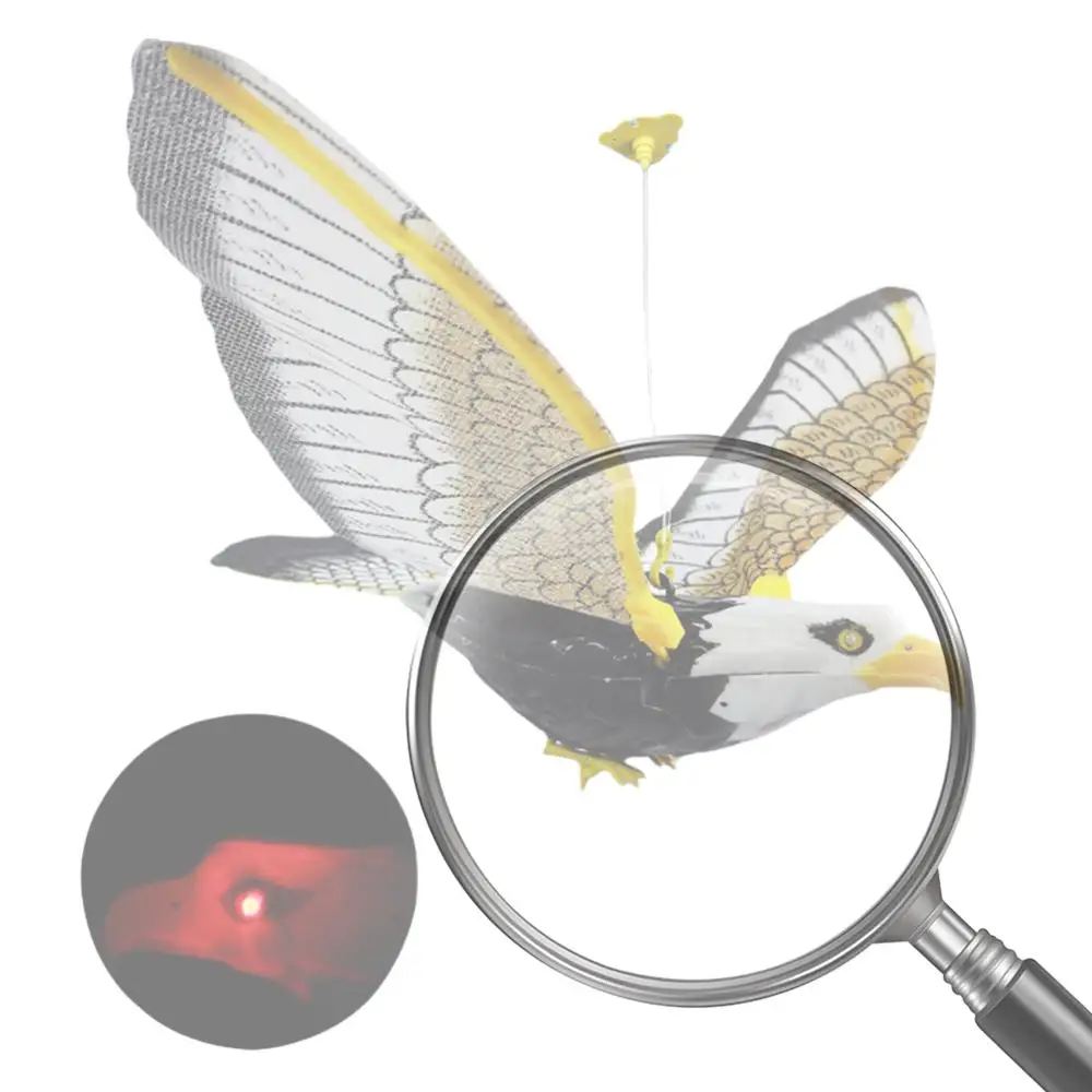 

Bird Repellent Hanging Eagle Flying Owl Repellent Scarer Emulation Flying Hawk Bird Garden Scarecrow Yard Outdoor Pest Control