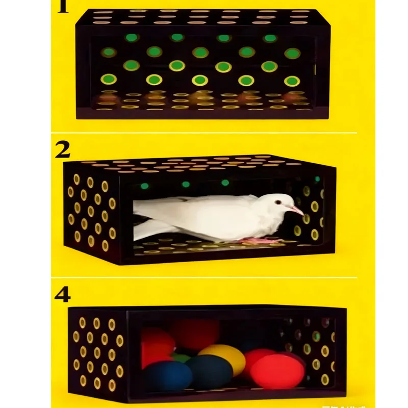 Black Box (super) Magic Tricks Objects Appearing From Empty Box Stage Magia Accessories Illusion Mentalism Props