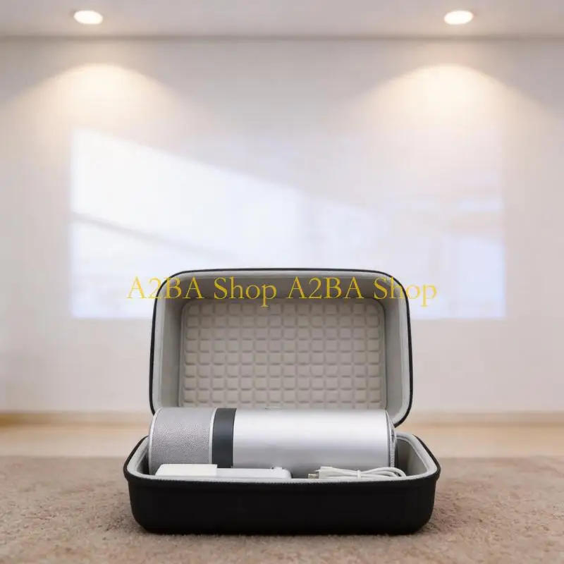 A2BA Projector Storage Case for CP300 With EVA Shell and Adjustable Divider Bag