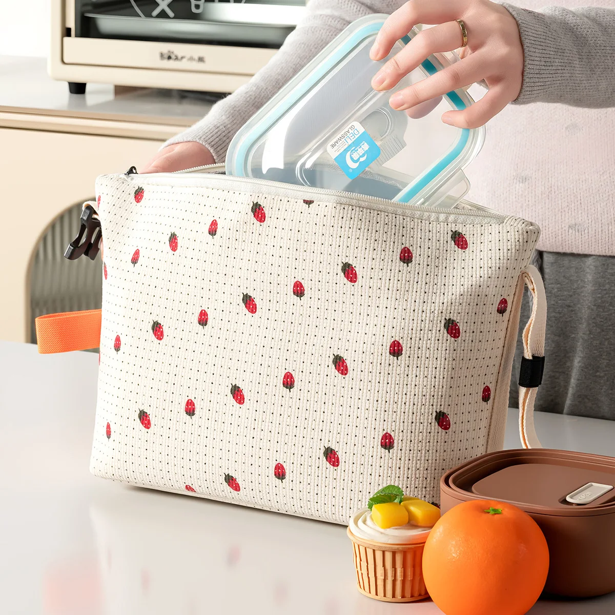 Leuke corduroy geïsoleerde lun - Food Storage Keep Warm recensie en prijs