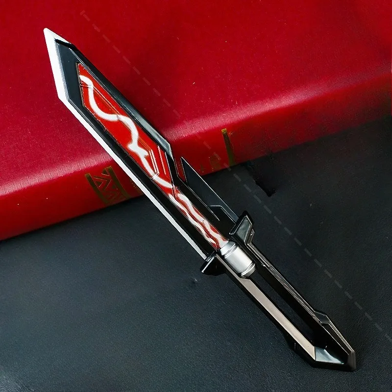 18cm God's Blade Sword Red Anime Model Alloy Crafts Desktop Decoration Game Peripherals Collection Festival Gifts Toy Kid
