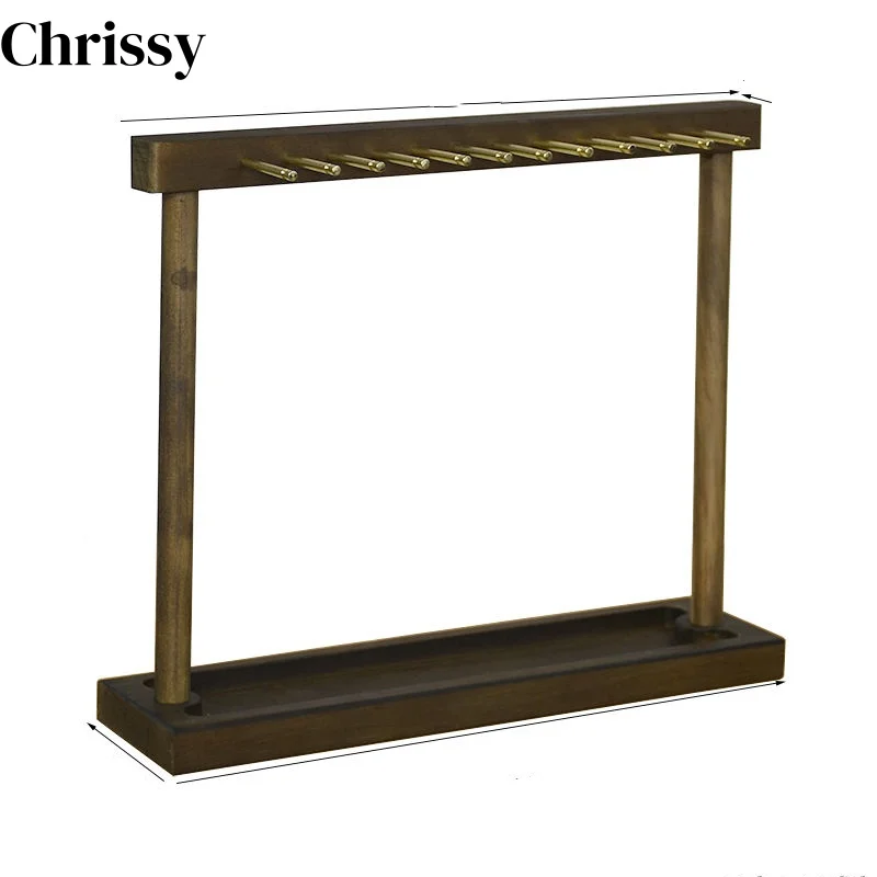 

Walnut Finish Jewelry Display Stand, Luxury Necklace Hanger Tree for Pendants, Buddha Beads, Elegant Wall Mounted Jewelry Organi